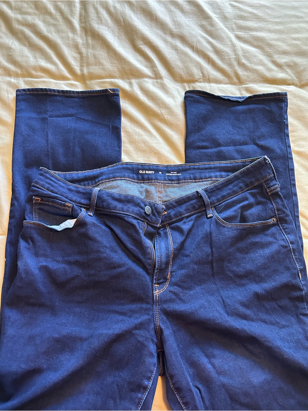 Old Navy Navy Blue Stretch Denim Jeans